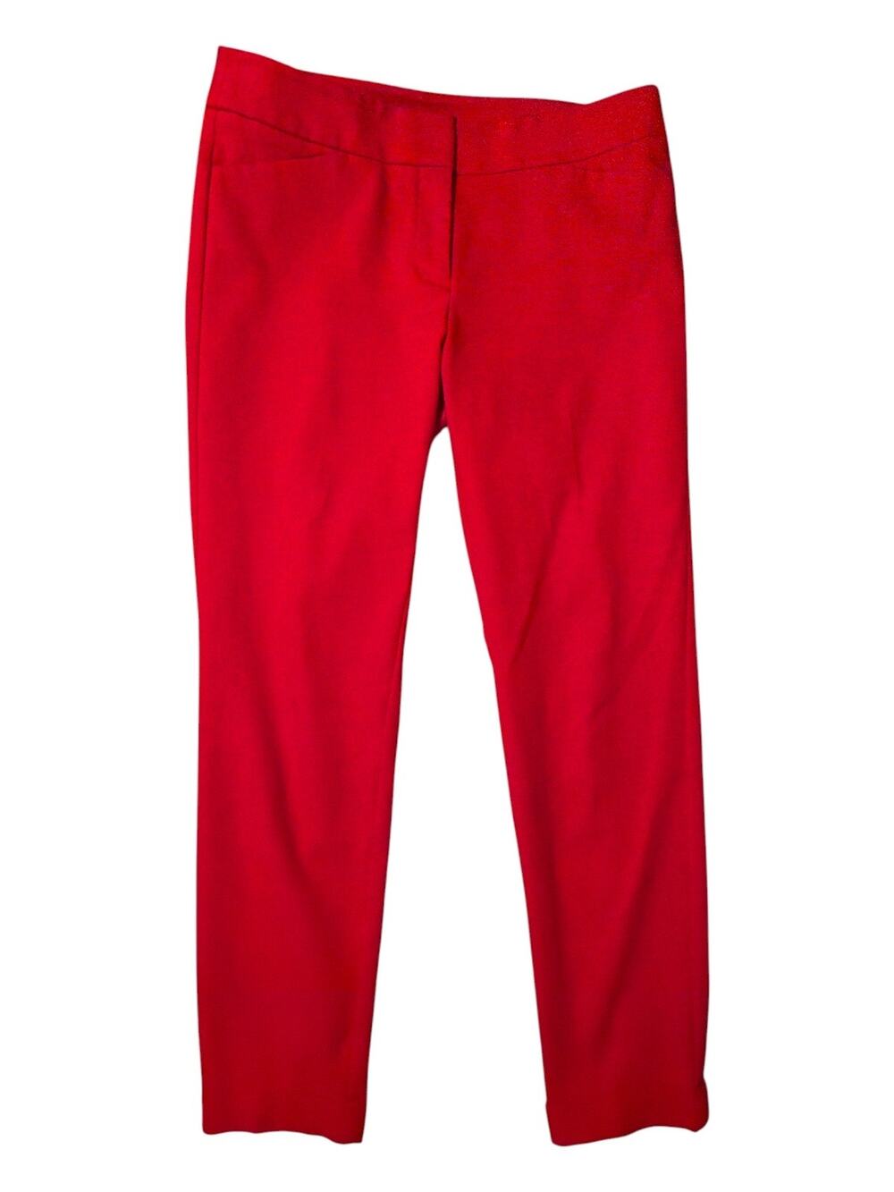 Loft Women's Size 6 Red Julie Skinny Pant